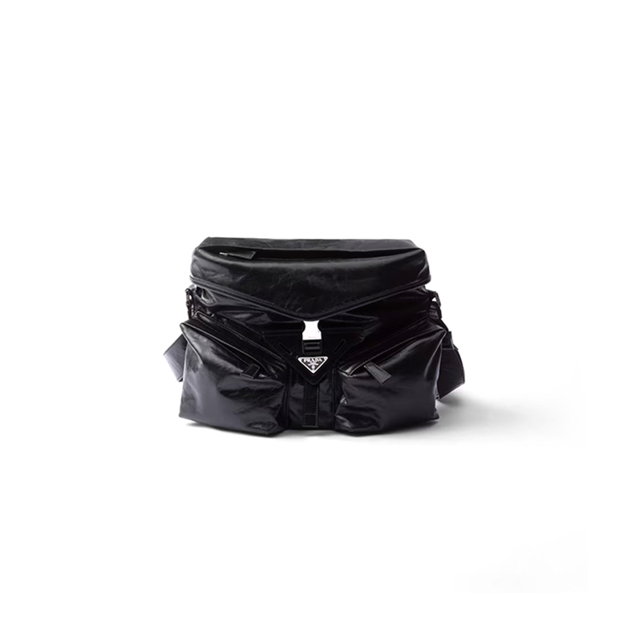 Pra*a leather shoulder bag 2vd062 (29*23*15cm)